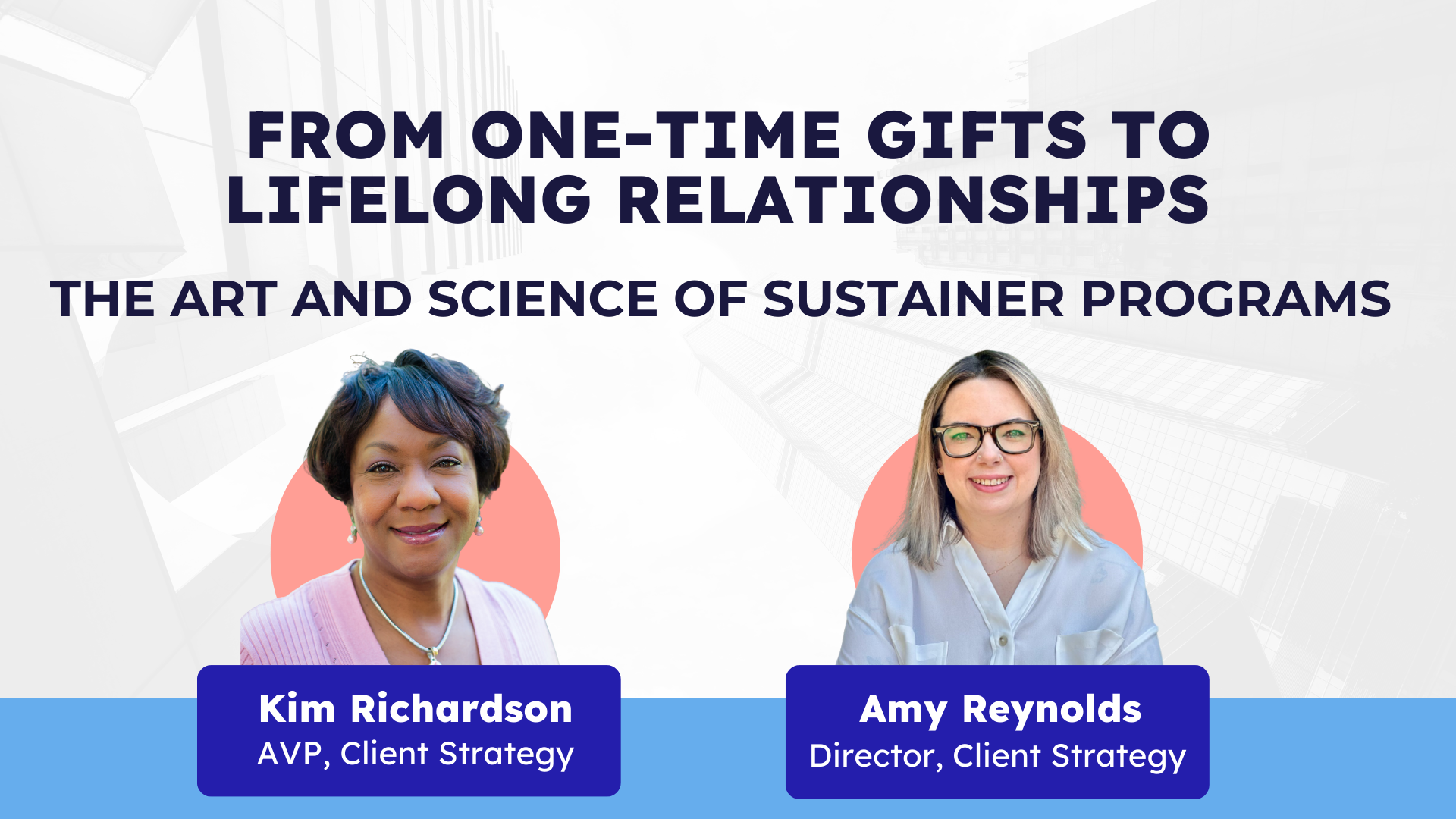 Sustainer Programs webinar
